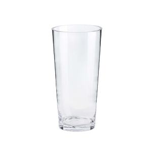 tapered down 10 inches glass cylinder vases