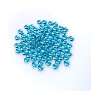 glass light blue beads vase fillers gem stones