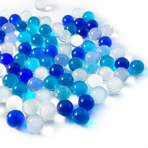Glass Gem Round Marbles Vase Filler - 12 Colors To Choose From- 1/2" (Wholesale 28 LBS and 40 LBS/Case)