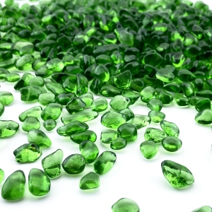 green glass gravels for Aquarium decor tumbled glass vase fillers
