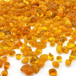 orange glass gravels for Aquarium decor tumbled glass vase fillers