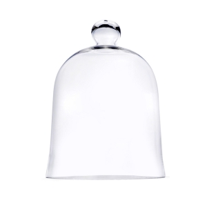 Glass Dome Cloche Bell Jar Terrarium Cover 16" x 12" Clear