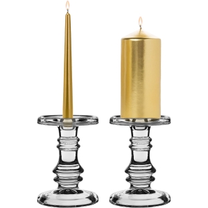 glass pillar candle holder