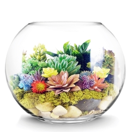 CYS-Excel Jumbo Handblown Glass Bubble Bowl