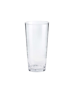 Tapered Down Glass Vase – 10" Height, 3.5" Width (Wholesale, 12 PCS/Case)
