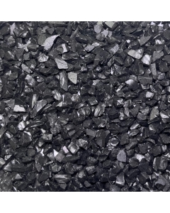 Black Crushed Glass Gravel Vase Filler, Approx. 42 Cups/LB (Wholesale 28 LBS/Case)