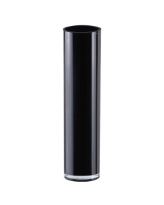 Black Glass Cylinder Vases. D-4" H--16"-Pack of 6