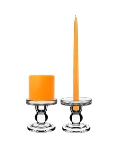 glass taper pillar candlesticks candle holders