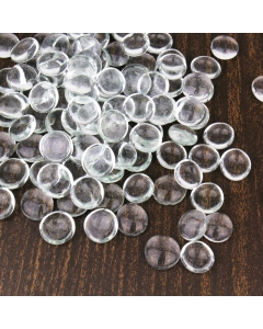 Clear Glass Flat Gemstone Vase Fillers table scatters