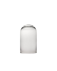Glass Dome Cloche Decorative Plant Terrarium Bell Jars H-10.5" x W-6" Clear (Wholesale Pack of 8)
