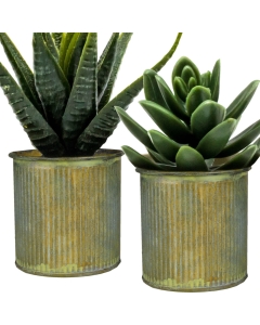 metal planter corrugated container
