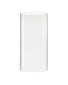 Open-Ended Glass Hurricane Candle Shade Chimney Tube 10" x 4.75"