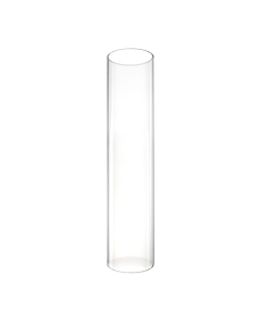 Open-Ended Glass Hurricane Candle Shade Chimney Tube 18" x 4.75"