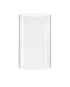Open-Ended Glass Hurricane Candle Shade Chimney Tube 10" x 6"