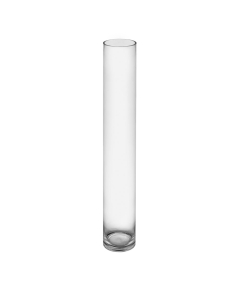 Glass Cylinder Vase H-28" x D-4" Clear (Wholesale Pack of 4)