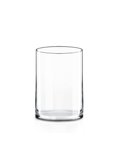 Glass Cylinder Vase H-7" x D-5" - Clear