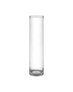 Glass Cylinder Vase H-26" x D-6" Clear (Wholesale Pack of 4)
