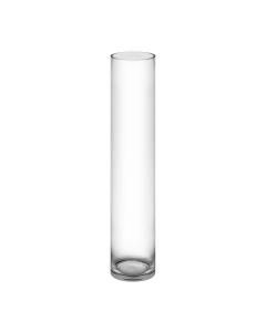 Glass Cylinder Vase H-32" x D-6" Clear (Wholesale Pack of 4)