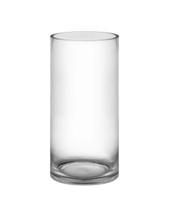 Glass Cylinder Vase H-16" x D-8" Clear (Wholesale Pack of 4)