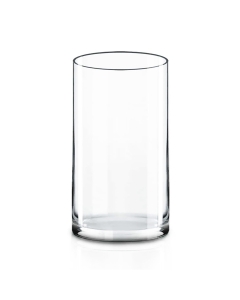 Glass Cylinder Vase H-16" x D-8" Clear (Wholesale Pack of 4)