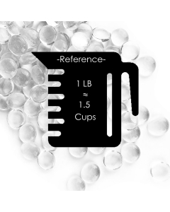glass clear beads vase fillers gem stones