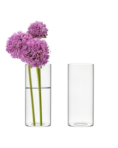 Glass Cylinder Bud Vase. H-5.5", D-2.5" (Wholesale 72 PCS/Case)