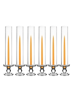 glass candle holder hurricane chimney