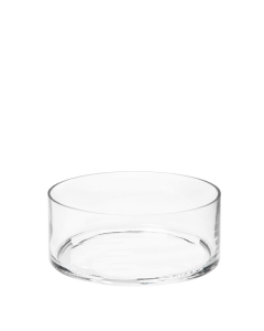 Glass Cylinder Vase H-4" x D-10" Clear (Wholesale Pack of 4)