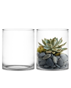 10 inch glass vases, glass cylinder vases, centerpiece vases