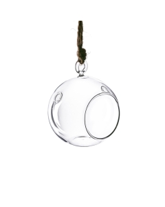hanging 3" glass terrarium orbs balls