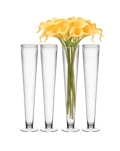 glass trumpet vases wholesale