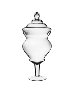 23 Inch Tall Clear Apothecary Jar Candy Buffet Container