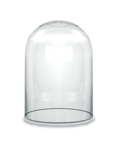 Glass Dome Cloche Decorative Plant Terrarium Bell Jars H-15" x W-12" Clear