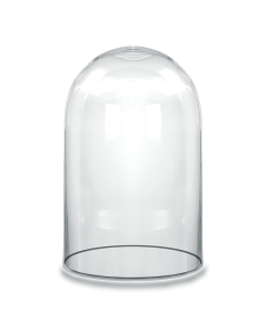 Glass Dome Cloche Decorative Plant Terrarium Bell Jars H-19.5" x D-11.75" Clear