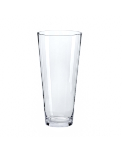 Tapered Down Glass Vase – 13.75" Height, 4" Width (Wholesale, 6 PCS/Case)