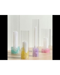 glass hurricane chimney candle holders