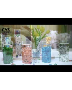 glass flat marbles vase fillers