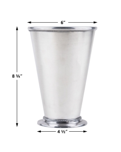 Aluminum Silver Mint Julep Cup