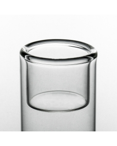 Glass  Bud Vase Tealight Candle Holder H-3.75" D-2.5" (Wholesale 144 PCS/Case)