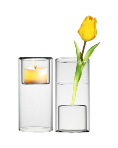 bud vase votive tealight candle holders