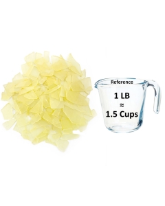 Frosted Light Yellow Flat Sea Glass Vase Filler, 1.5 Cups/LB (Wholesale 20 LBS/Case)