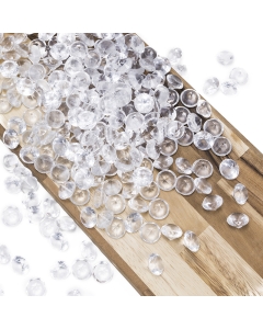 Clear Acrylic Diamonds Vase Filler,  0.75" (Wholesale 24 LBS/Case)