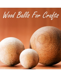 wood ball spheres for craft