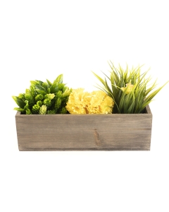 Wood Window Box Planters with Removable Plastic Liner 